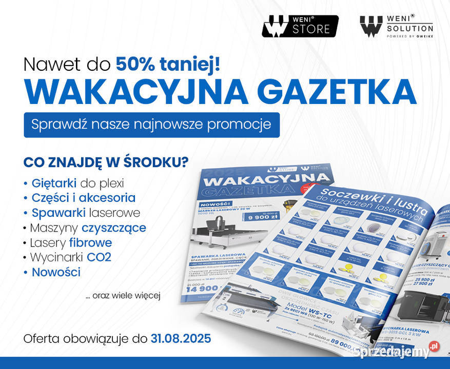 Hydrauliczna prasa krawędziowa WENI0725 Promocja opolskie Nysa sprzedam