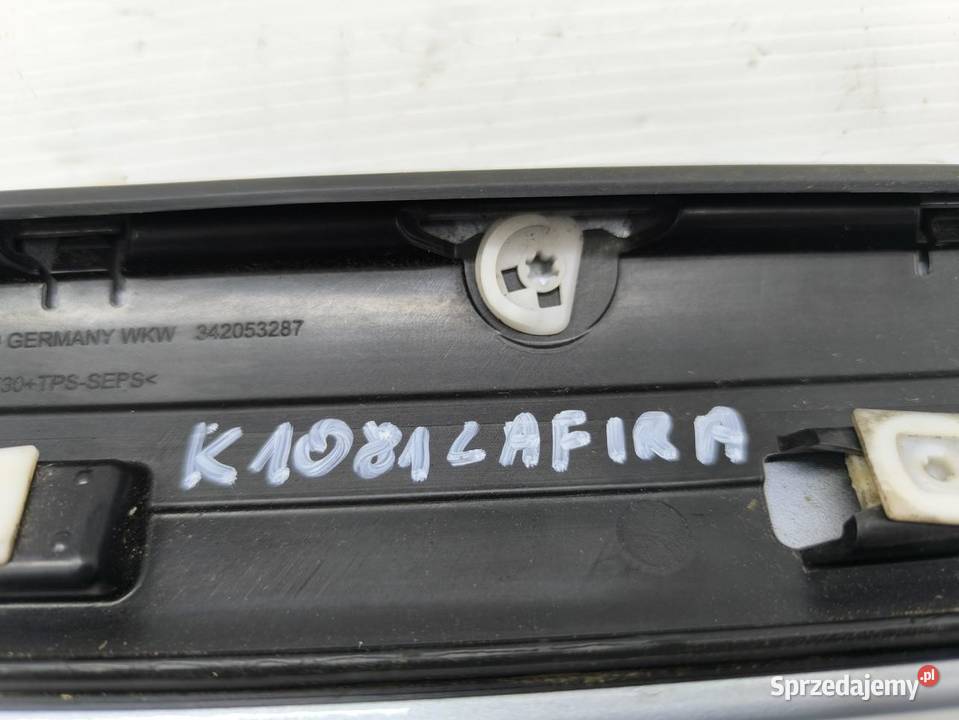 LISTWA OSŁONA SZYBY LEWA OPEL ZAFIRA C TOURER Listwy wielkopolskie