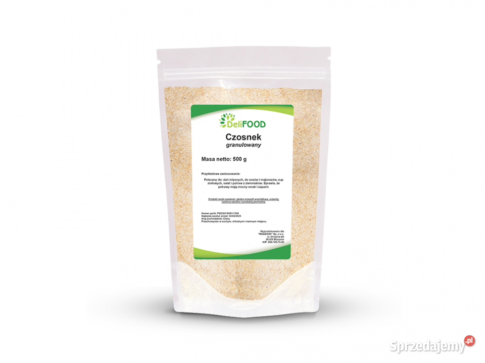 Czosnek granulowany 500g Brzozów