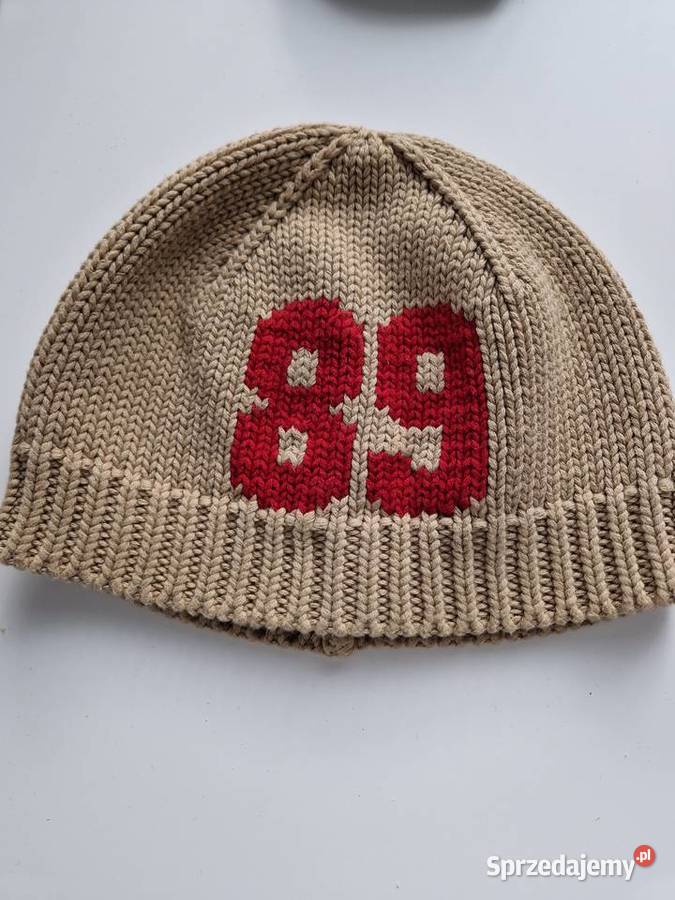 Czapka w kolorze beżowym unisex Nowogard