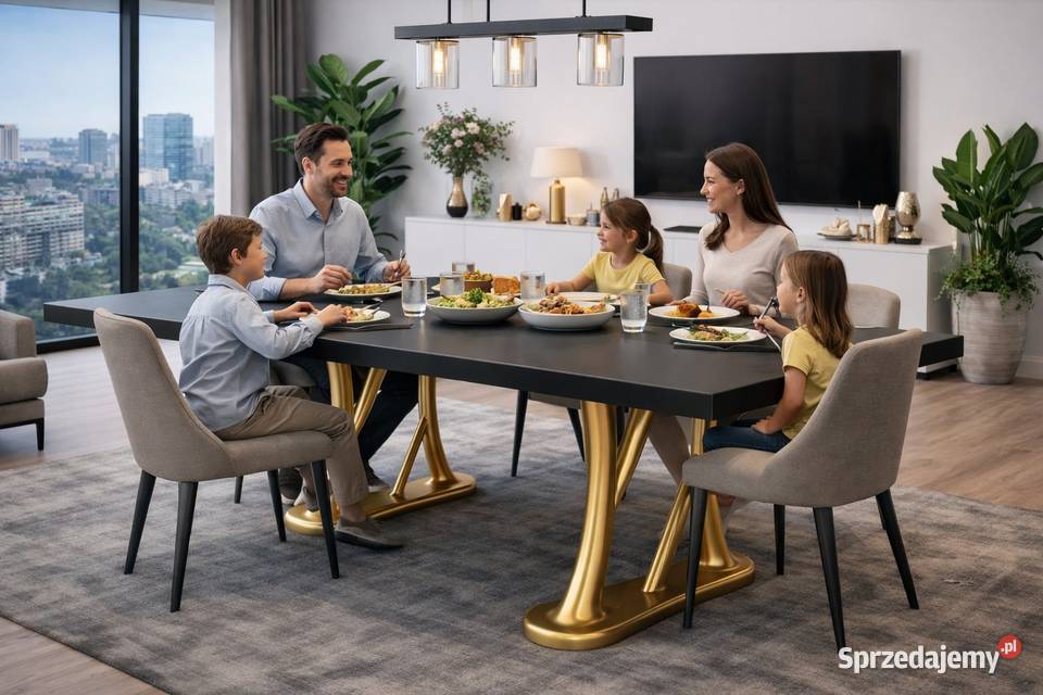 Nogi do stołu złote luksusowe premium Stoły Jeżowe