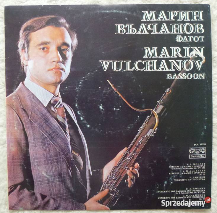 Płyta winylowa Marin Vulchanov fagot Mozart 1 płyta Warszawa sprzedam