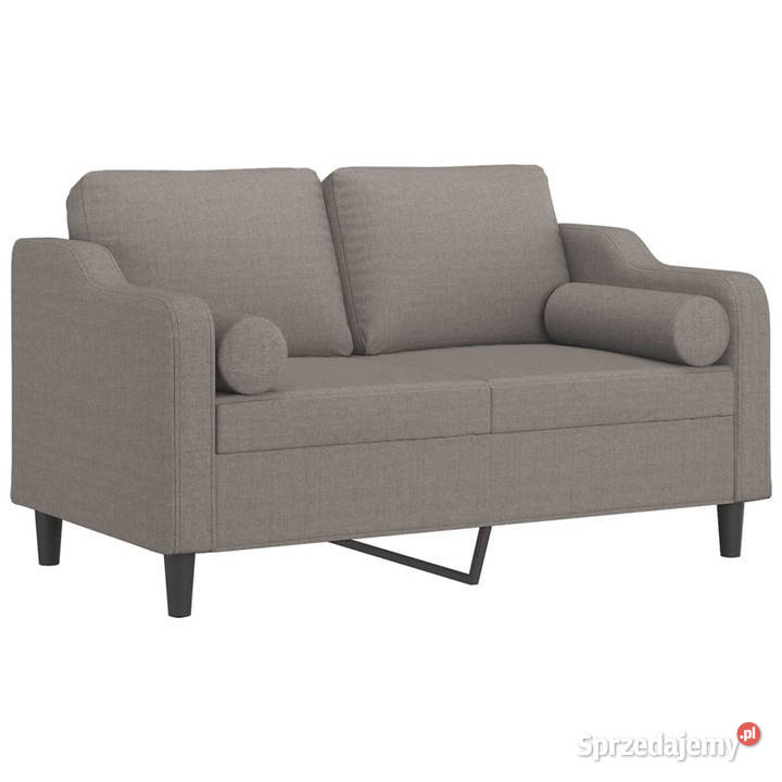 2osobowa sofa z poduszkami kolor taupe 120 Warszawa