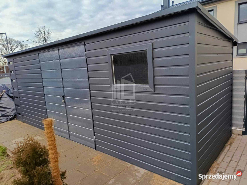 Schowek domek ogrodowy 6x25m wiata 05m Brama Legnica