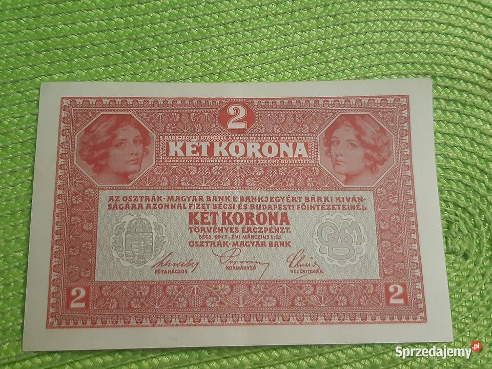banknot Austrii z 1917r