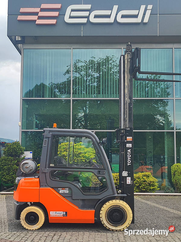 Wózek widłowy Toyota 028FGF25 duplex 33 m 25 Wózki widłowe Kęty sprzedam