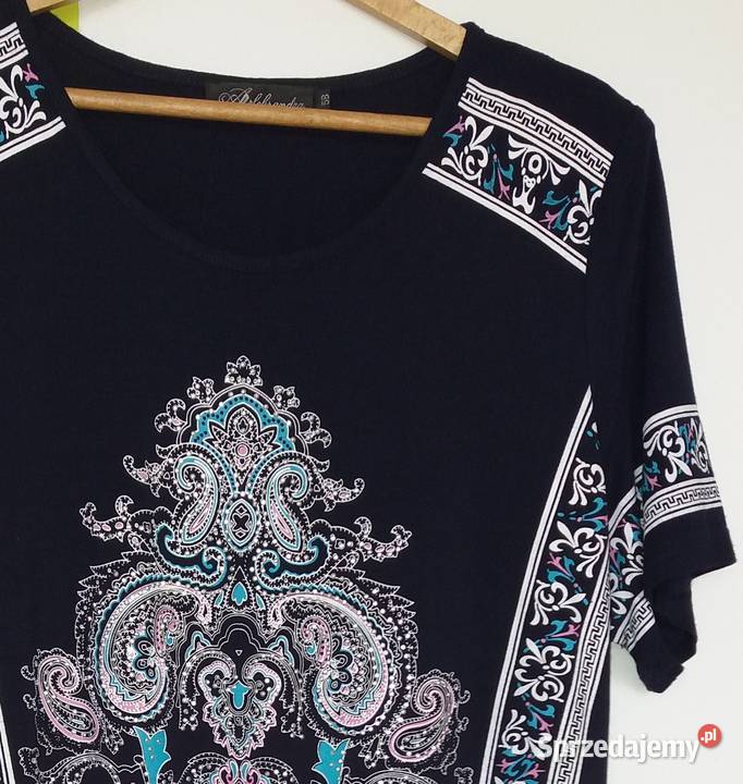 XL48 Granatowa sukienka tunika Gliwice