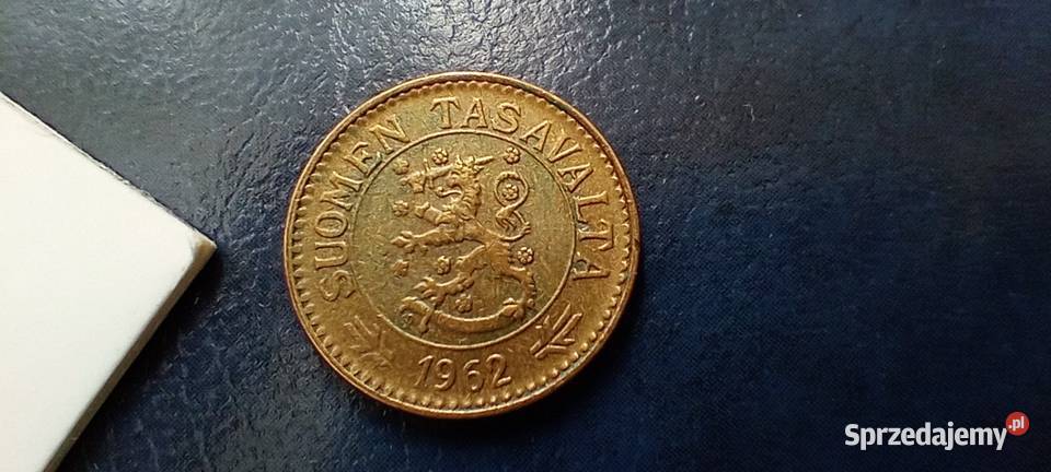 Stare monety 10 marek 1962 Finlandia Lesko