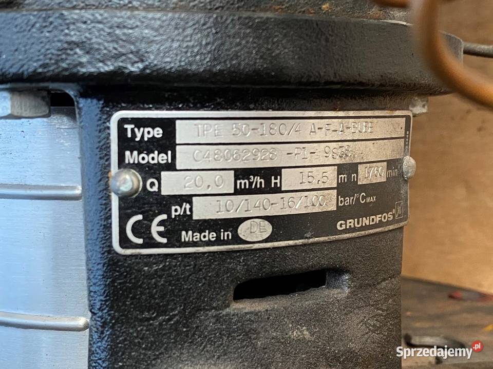 Pompa Obiegowa Grundfos TPE 501804 AFABUBE Nowy Tomyśl