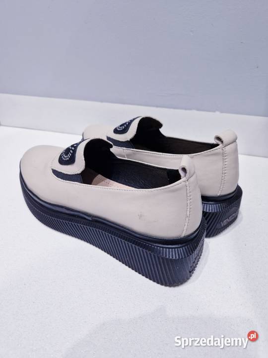 Damskie beżowe mokasyny Venezia Dąbrowa Górnicza