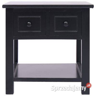 vidaXL Stolik boczny czarny 40 x 40 x 40 drewno Warszawa