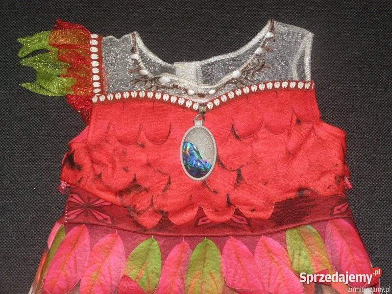 Strój kostium przebranie VAIANA SKARB OCEANU 34 Sukienki i spódniczki Siedlce