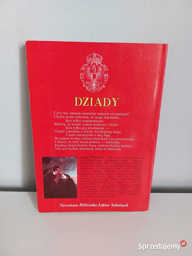 Dziady Adam Mickiewicz lektura klasyka wielkopolskie Poznań