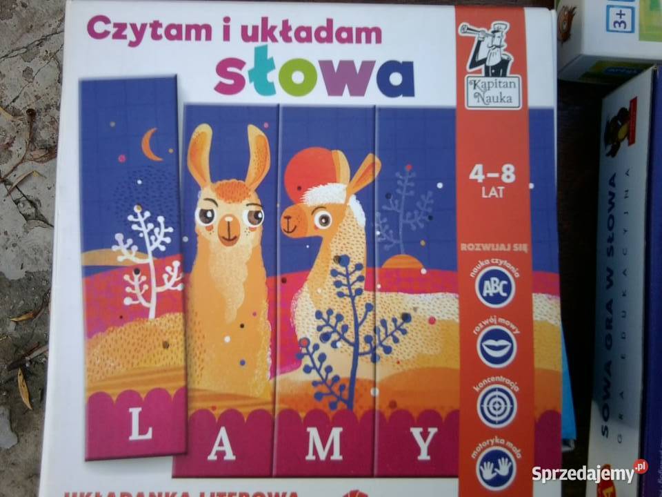 Gry planszowe edukacyjne dzieci 38 lat układamy