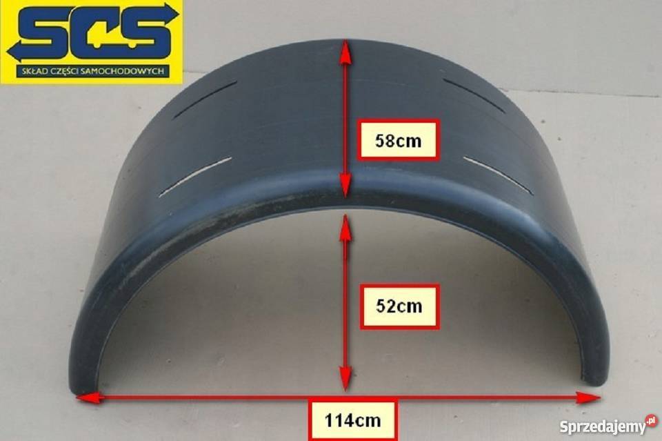 BŁOTNIK NADKOLE CHLAPACZ WYWROTKA TIR 114x52x58 Bieleń