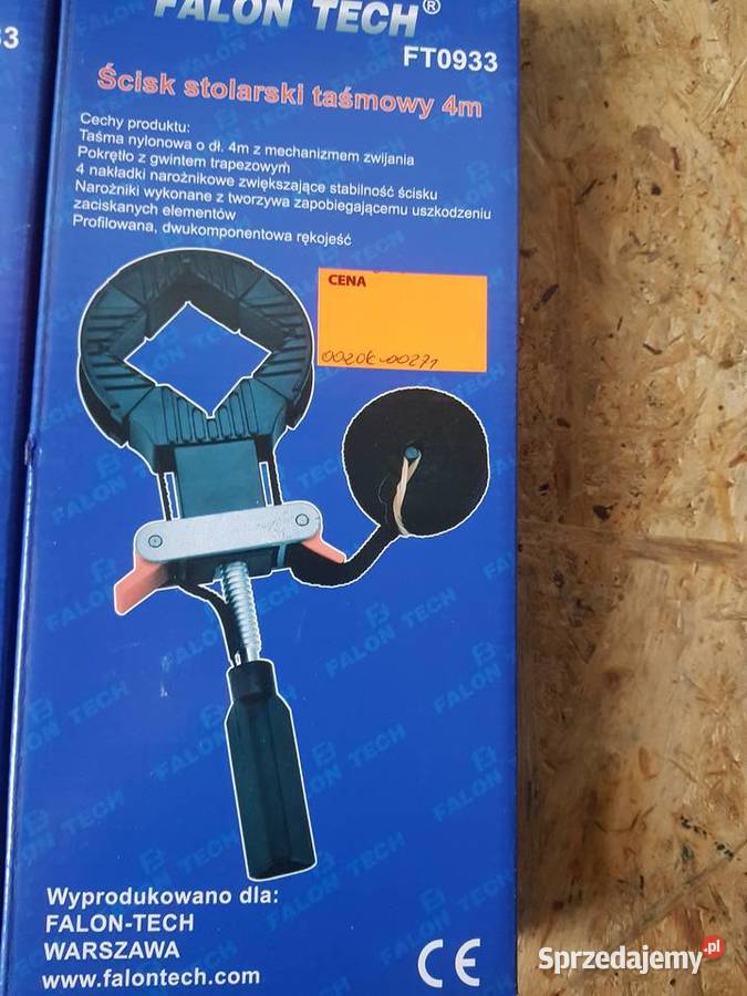 Ścisk stolarski taśmowy 4m PROFI FALONTECH