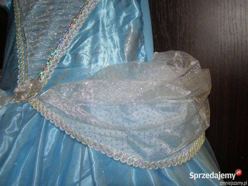 Strój kostium przebranie na kole KOPCIUSZEK 78 dziewczynka mazowieckie