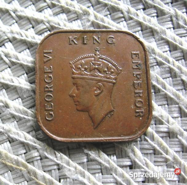 Malaje 1 Cent 1940r ładna Kalisz