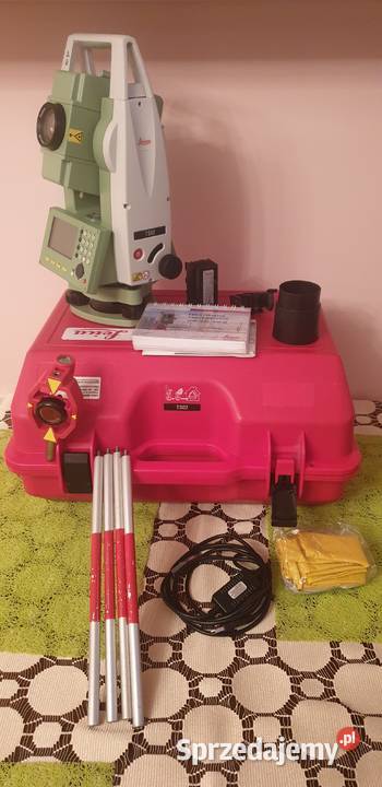 Tachimetr Leica TS02 7 akcesoria Zielona Góra sprzedam