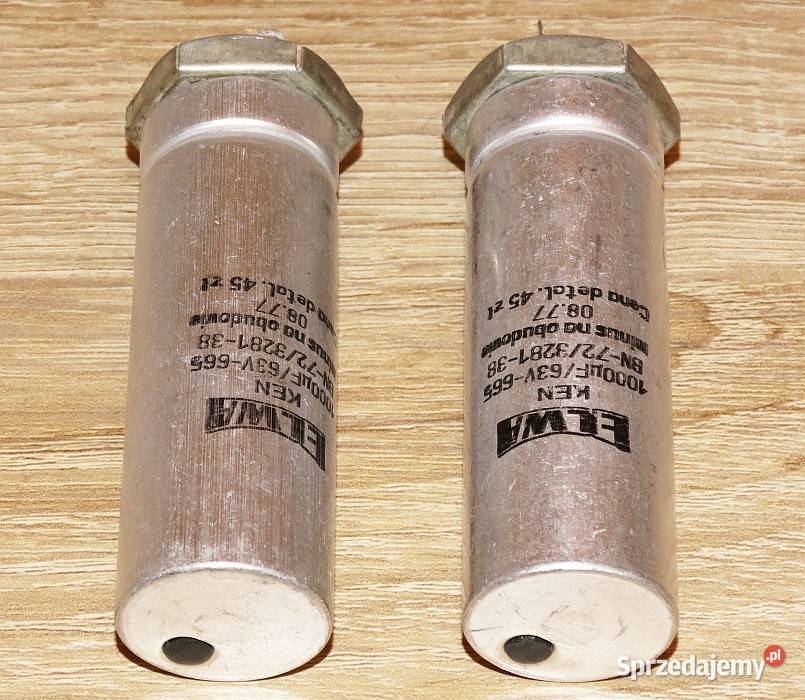 Kondensator elektrolityczny 1000 uF 63 V KEN 665