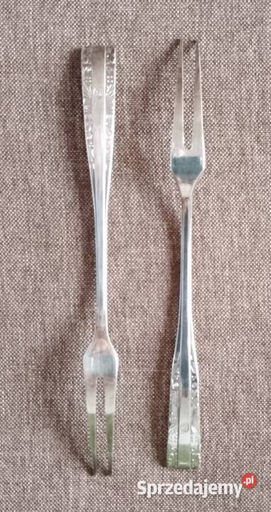 2 platerowane widelce do wędlin firmy HEFRA wzór Katowice sprzedam