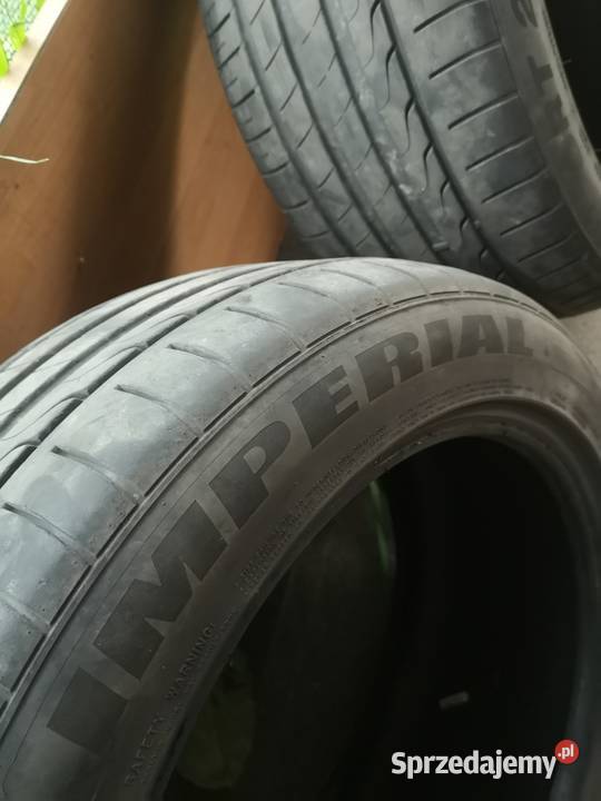 Dwie opony letnie imperial 2554518 Y do 300 km/h śląskie Częstochowa sprzedam