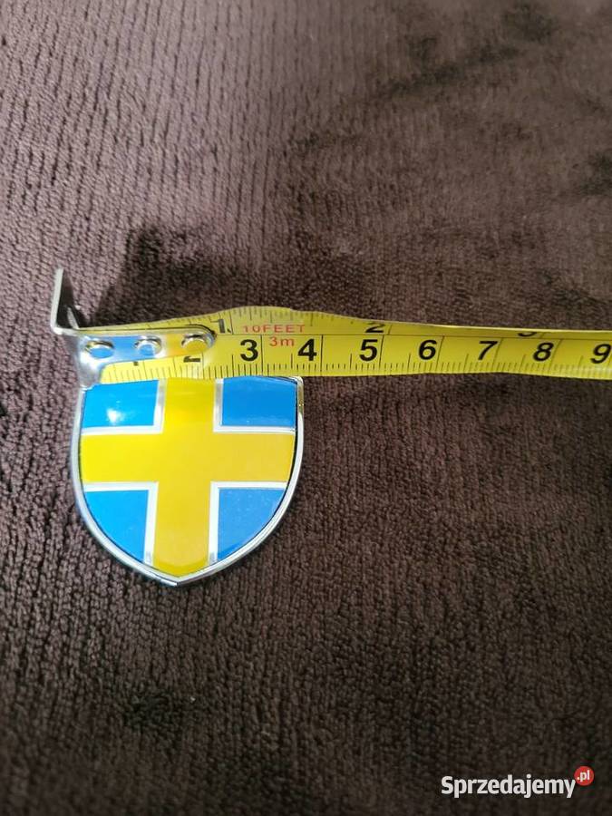 Wmblematy Tarcza Flaga Szwecji 2 Zestaw Akcesoria samochodowe Gliwice sprzedam