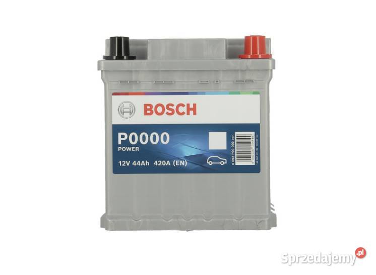 Akumulator 44Ah 420A 12V Bosch P0000 kostka pomorskie Kościerzyna