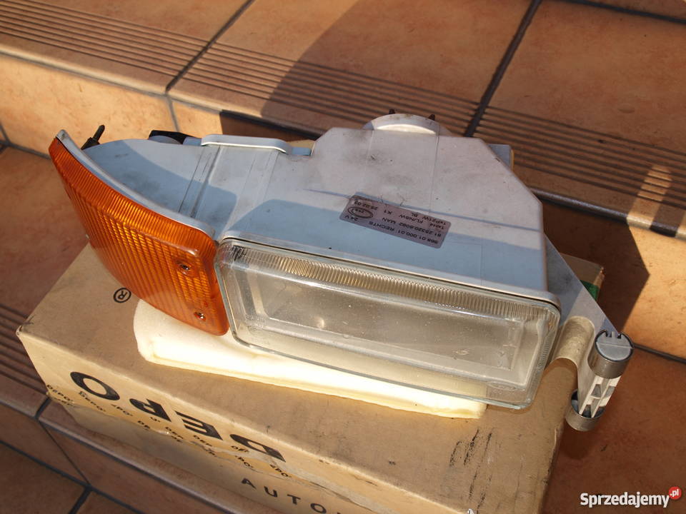 MAN TGA TGL TGM TGS lampa halogen z lampy przednie