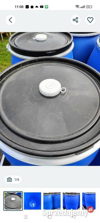 Beczki 230L mazowieckie Kędzierówka