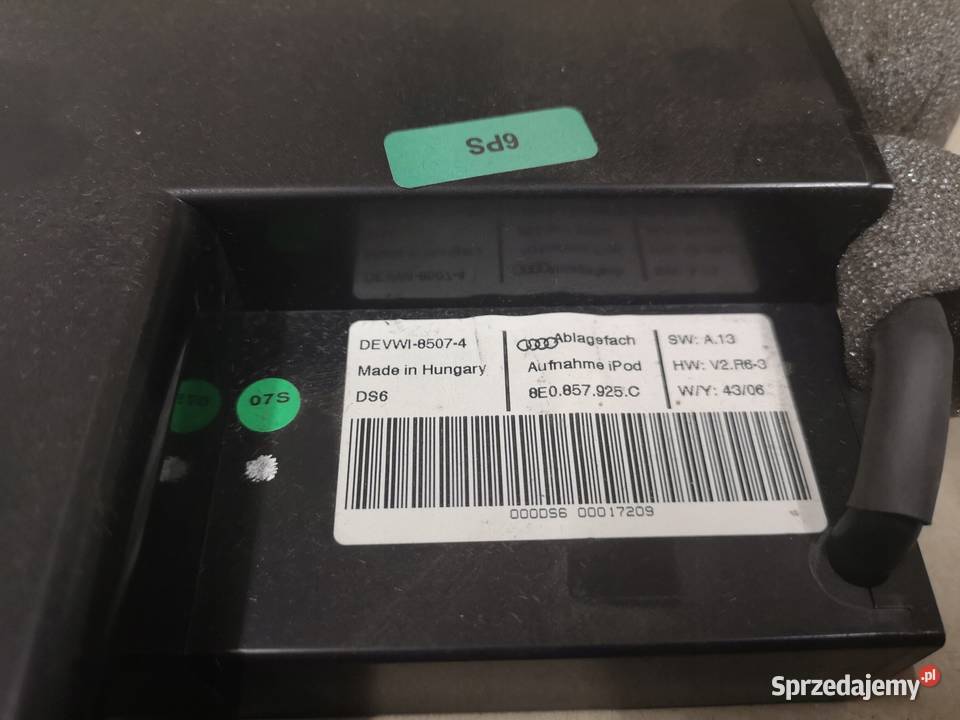 INTERFACE MULTIMEDIALNY AUDI A4 B7 8E0857925C śląskie Przystajń