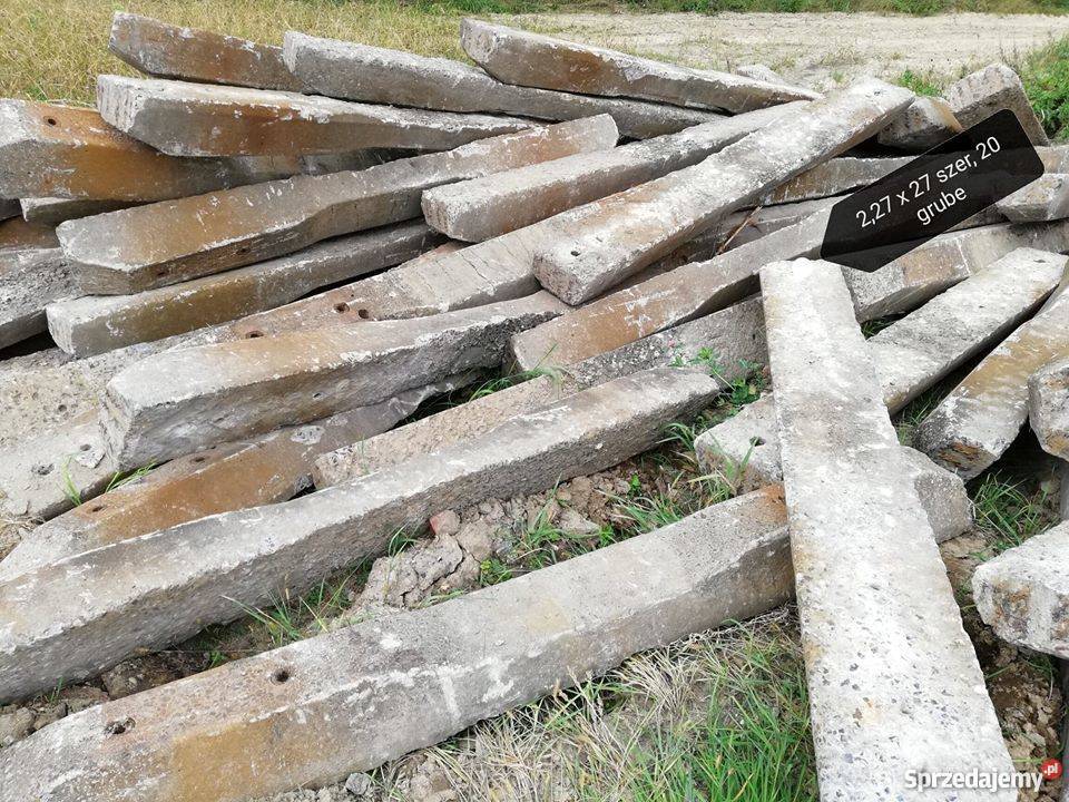 PODKŁADY BETONOWE I SZPAŁY Olsztyn sprzedam