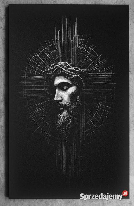 Jezus Chrystus Ręcznie grawerowany obraz na Sandomierz sprzedam