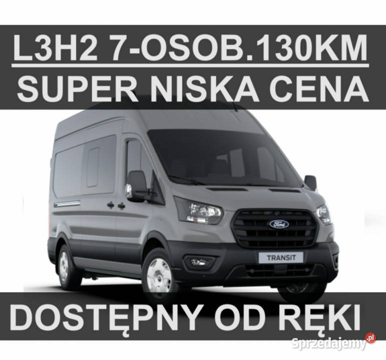Ford Transit L3H2 130 Super Brygadowy 7osobowy 2000cm3 Szczecinek