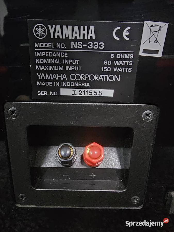 Kolumny stereo Yamaha NS333 wysyłka Kraków