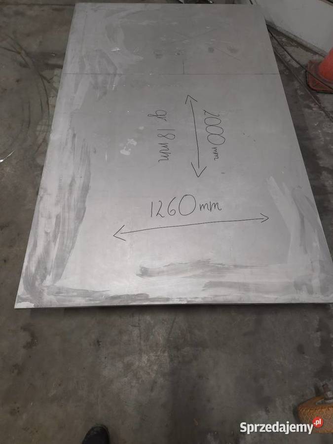 Arkusz Blachy Kwasoodpornej 304 2000x1250x16 mm dolnośląskie Dębice