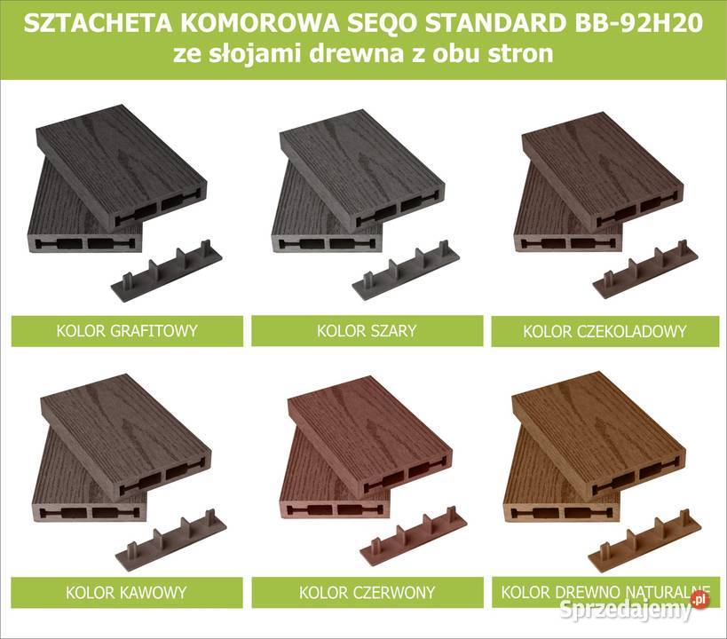 SZTACHETA KOMPOZYT KOMOROWA SEQO BB92H20 słoje Ostrzeszów