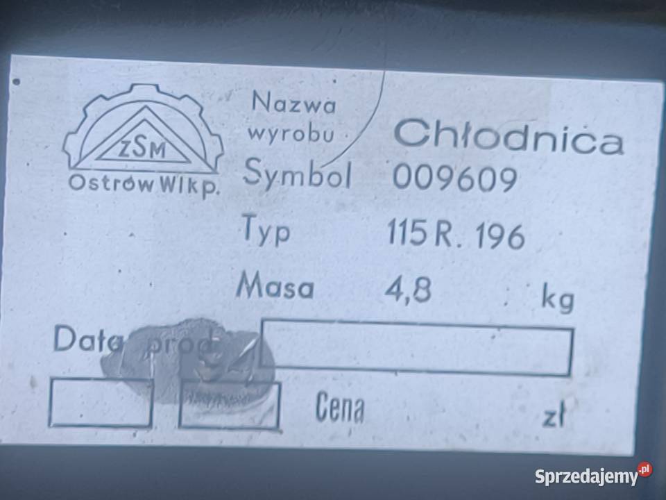 Fiat 125p FSO chłodnica Stalowa Wola