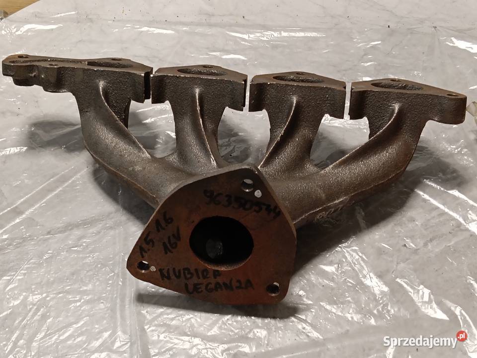 Kolektor wydechowy OE 96350544 Daewoo Lanos Części samochodowe śląskie Chorzów