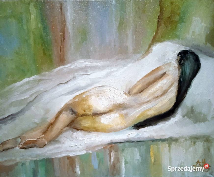 Obraz olejny Akt kobiecy zachodniopomorskie sprzedam