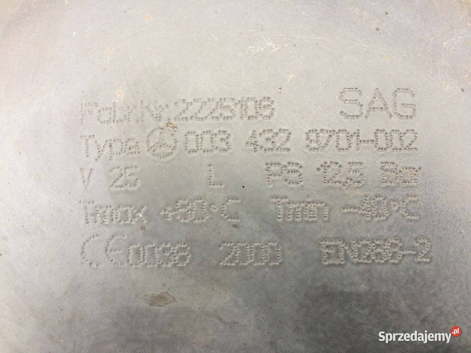 Butla Zbiornik Powietrza Mercedes 0034328701 25L Maszewo