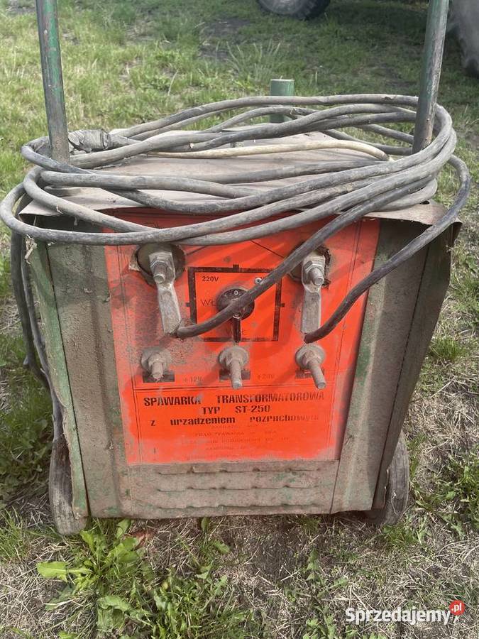 Spawarka transformatorowa ST250 z rozruchem łódzkie Kutno