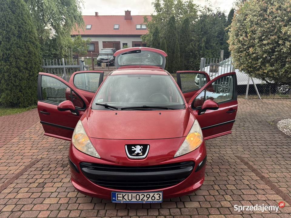 Peugeot 207 14 benzyna klimatyzacja Alu zadbany nieuszkodzony Krośniewice