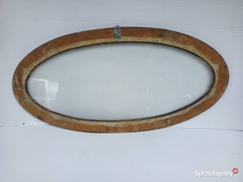 Stara Owalna Rama Z Szybą Zabrze