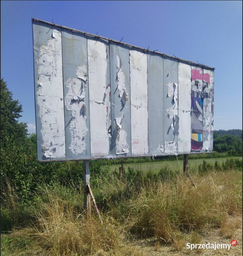 Tablica reklamowa jednostronna wolnostojąca Chrzanów