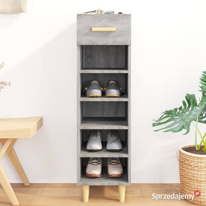 Szafka na buty szary dąb sonoma 30x35x105 Warszawa
