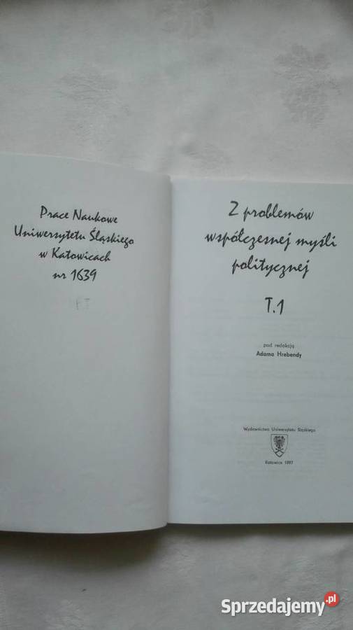 NOWE A Hrebenda Z problemów współczesnej myśli Katowice