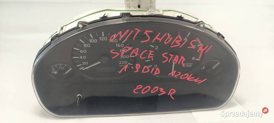 LICZNIK ZEGAR MITSHUBISHI SPACESTAR 216539116B osobowe Pozostałe Lipno