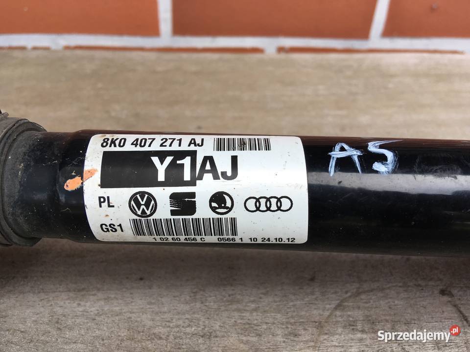 przegub półos napędowa AUDI a4 A5 8k0407271aj Szczecin