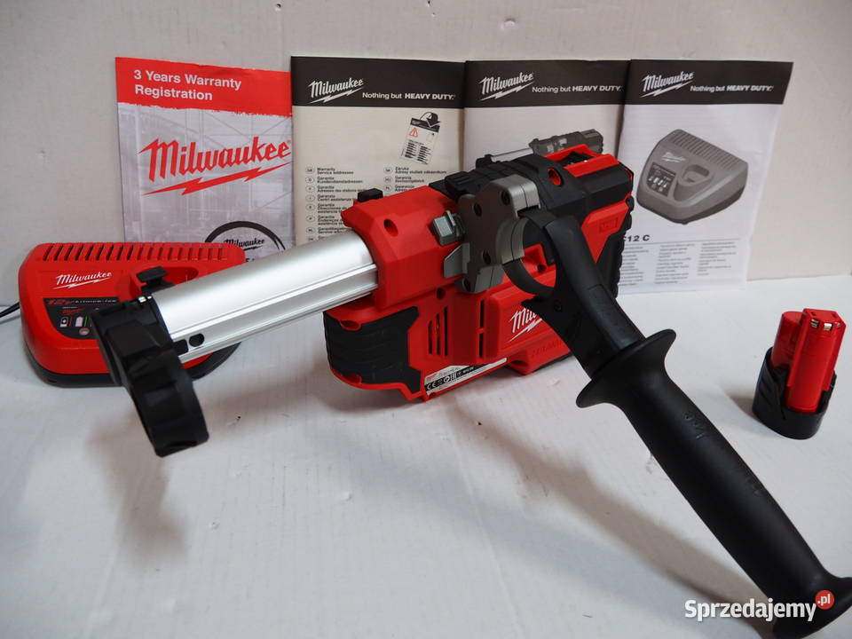 MILWAUKEE M12 DE odsysacz odkurzacz wiertarka Narzędzia Baszkówka